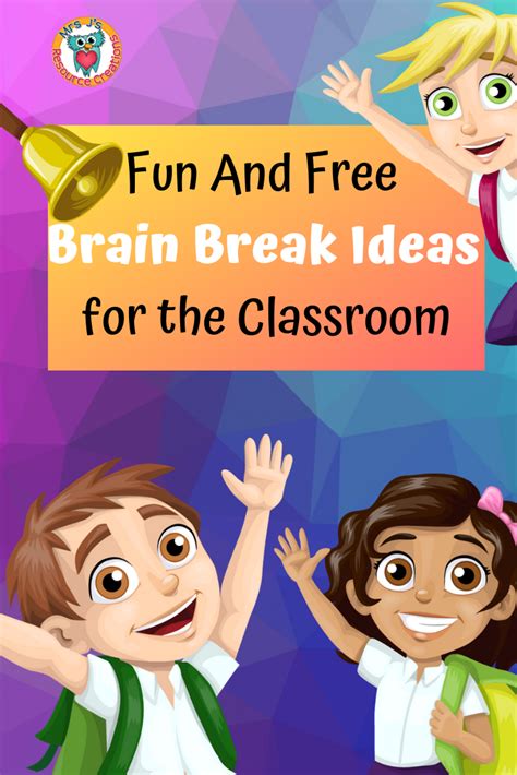 Fun And Free Brain Break Ideas For The Classroom Brainbreaks Brain