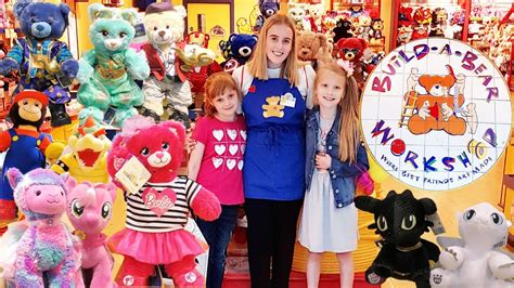 Build A Bear Birthday Adventure With Ava Youtube