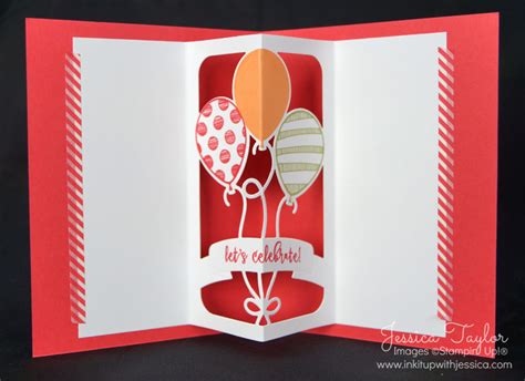 Diy pop up cards are so much fun to make. Balloon Adventures Pop Up Cards - Ink It Up! with Jessica ...