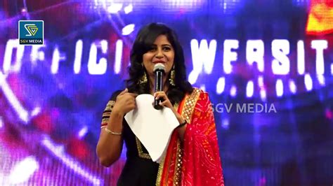 Anchor Anushree At Kabza Film Exclusive Website Inauguration