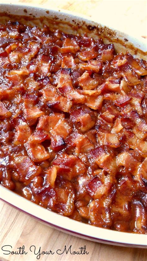 South Your Mouth Southern Style Baked Beans With Bacon