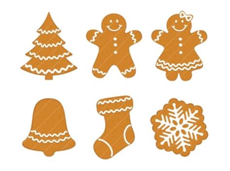 It will work great on colored background of your projects… Christmas Gingerbread Cookies clip art CA016 | Meylah