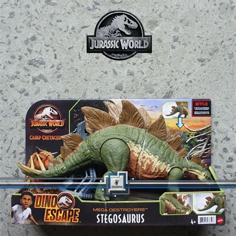 Jual Jurassic World Camp Cretaceous Mega Destroyers Stegosaurus Dino