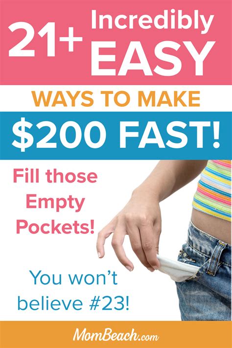 23 Awesome Ways To Make 200 Fast And Easy In A Day