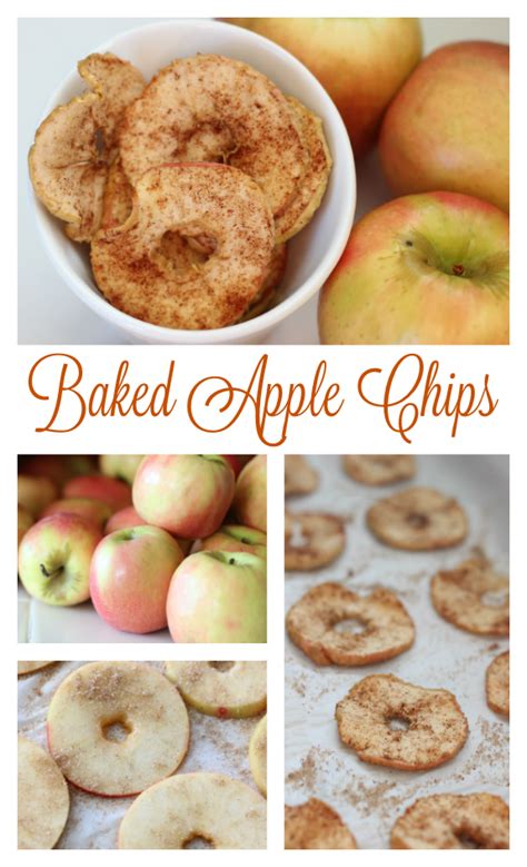 Baked Apple Chips Made In The Oven A Healthy Snack For Kids