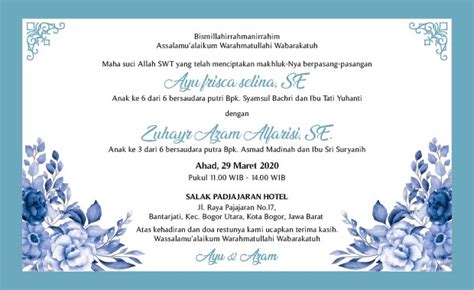 Contoh Surat Undangan Pernikahan Dalam Bahasa Sunda Terbaik