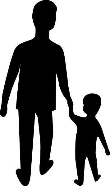Parent And Child Holding Hands Clip Art At Vector Clip Art