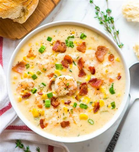 Shrimp Corn Chowder Easy And Creamy Loaded With Big Chunks Of
