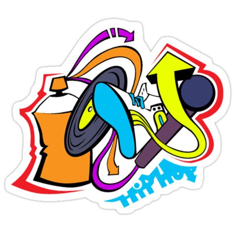 Hip Hop Stickers By Spoku Redbubble