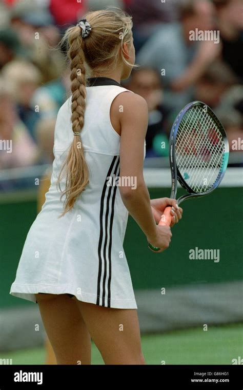 Wimbledon Championships Anna Kournikova Stock Photo Alamy
