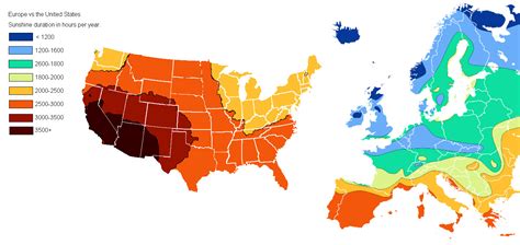 Differences Between The United States And Europe Mapped Vivid Maps