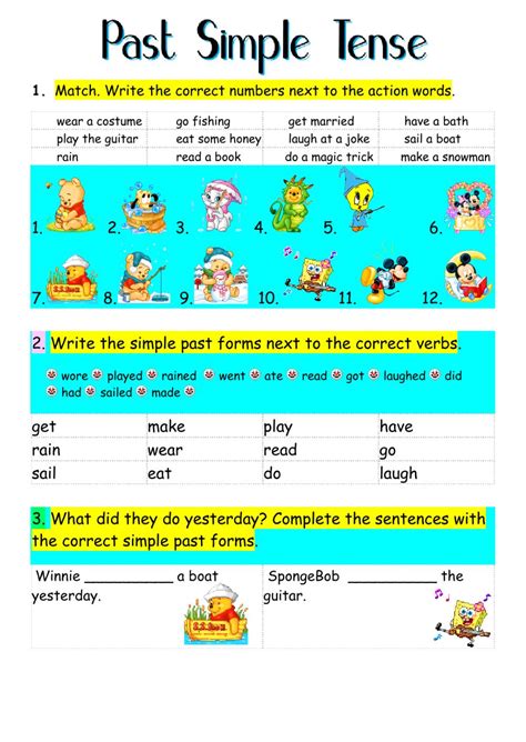 Past Simple Tense Exercise