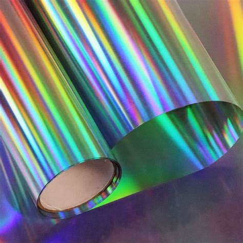 Magicqcraft Holographic Rainbow Vinyl Rollpermanent Vinyl Roll12‘ X