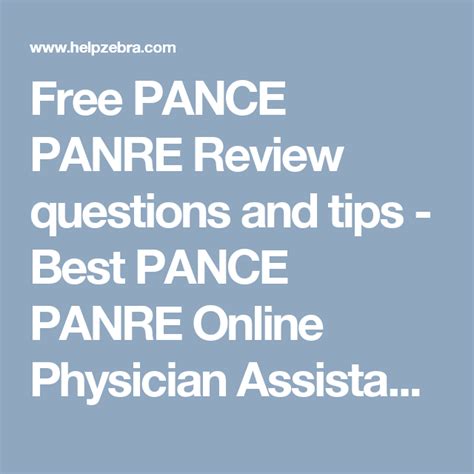 Free Pance Panre Review Questions And Tips Best Pance Panre Online