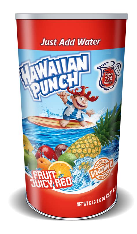 Hawaiian Punch Drink Mix Fruity Juicy Red 80 Oz 1 Count Brickseek