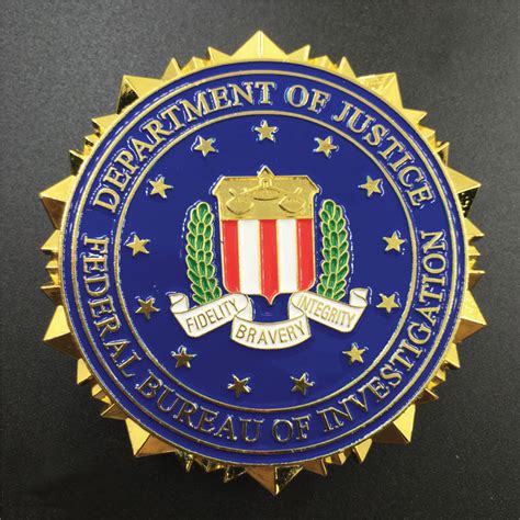Cannycarry Doj Fbi Federal Bureau Of Investigation Badge