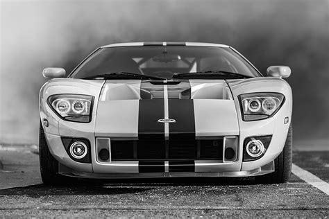 Black White Photography Ford Gt Car Ford Gt Supercar Speed