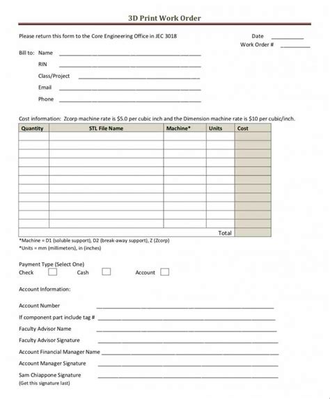 Download a template to create work order forms with microsoft excel®. 39+ Work Order Templates Download - Pdf Work Order Format ...