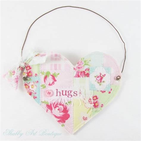 How To Make A Heart Pocket By Shabby Art Boutique Shabby Fabrics