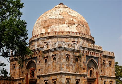 Bara Gumbad Tomb Lodi Gardens New Delhi India Stock Photo Royalty
