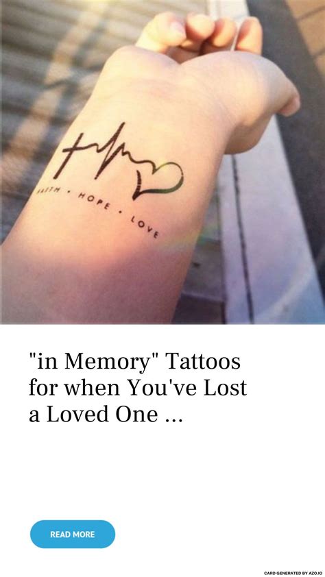 In Memory Tattoos ⚰⚱ 🎨 For When Youve Lost A Loved One 👼🏼