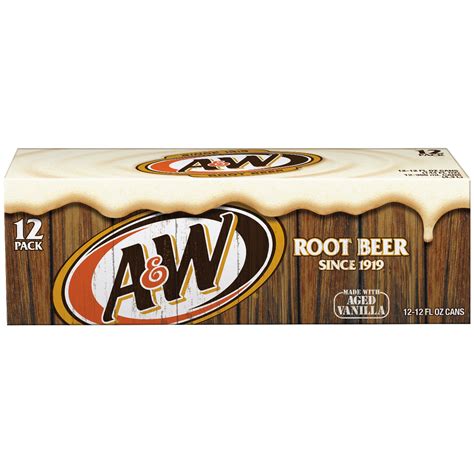 Aandw Root Beer 12 Fl Oz Cans Pack Of 12 Root Beer Beer How To