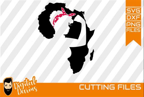 This listing is for digital cut files to use with silhouette (for. Strong Black Woman SVG, afro lady svg, file, Africa svg