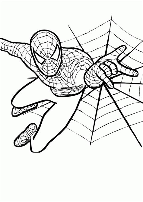 Free printable spiderman coloring pages. Spiderman Drawings For Kids - Coloring Home