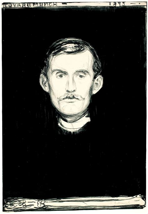 Edvard Munch Self Portrait Foto Wikipedia Rob Scholte Museum