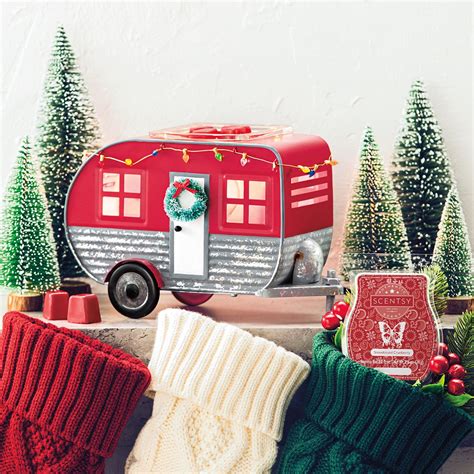 Let's take an adventure together. November 2019 Scentsy Warmer of the Month | Christmas Camper