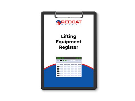 Lifting Equipment Register Redcat Safety