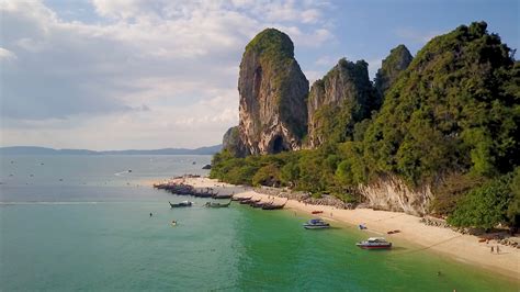 Railay Beach In Thailand Thailand Travel Video Anydoko