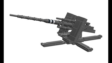 Lego Flak 88 Aa Gun Ww2 Instructions Youtube