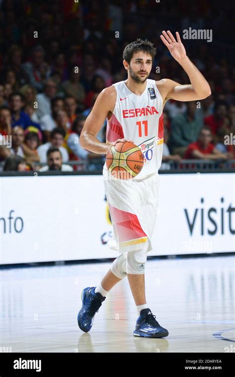 Ricky Rubio Spain Basketball National Team World Cup 2014 Stock Photo