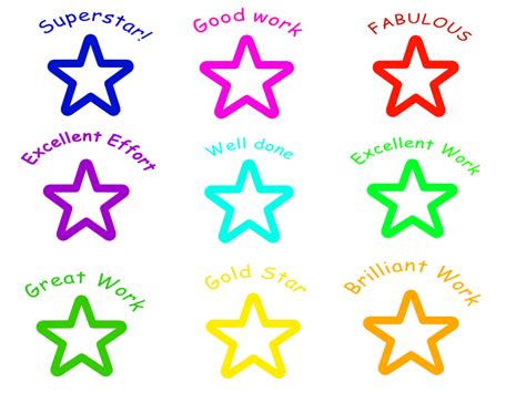Digital Teacher Stamps Star Collection Teaching Resources