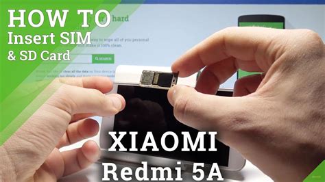 How To Insert SIM And SD Card On XIAOMI Redmi A Set Up SIM And SD HardReset Info YouTube