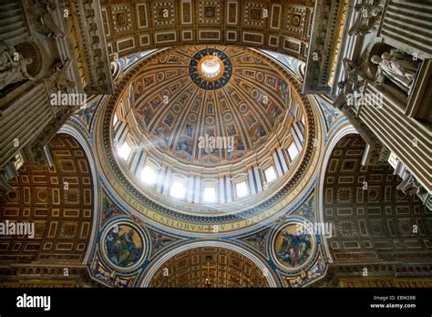 The Dome Of St Peters Basilica By Michelangelo Italy Vatican City