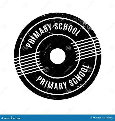 Primary School Rubber Stamp Stock Illustration Illustration Of Child