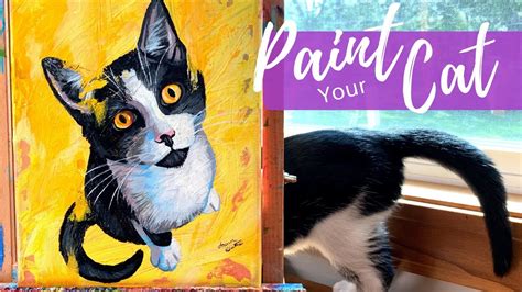 Easy Cat Paintings For Beginners Handmade By Zurek