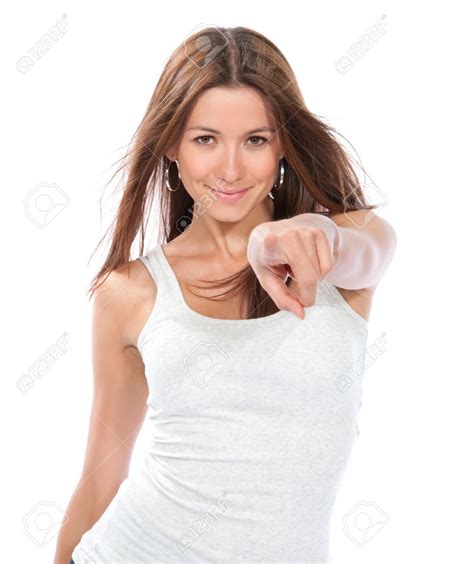 16467411 Young Beautiful Woman Pointing Finger On You Looking And Cheerful Smiling Isolated On A