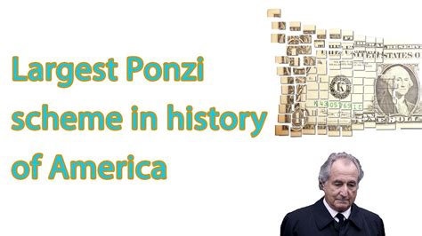 Largest Ponzi Scheme In History Of America Youtube