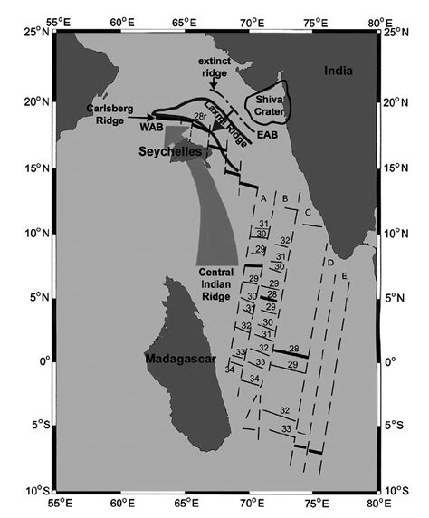 Kt Boundary Plate Reconstruction Showing The Paleopositions Of India Download Scientific