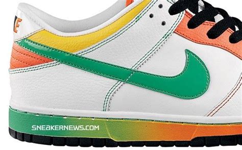 Buy Green Orange Nike Dunks In Stock