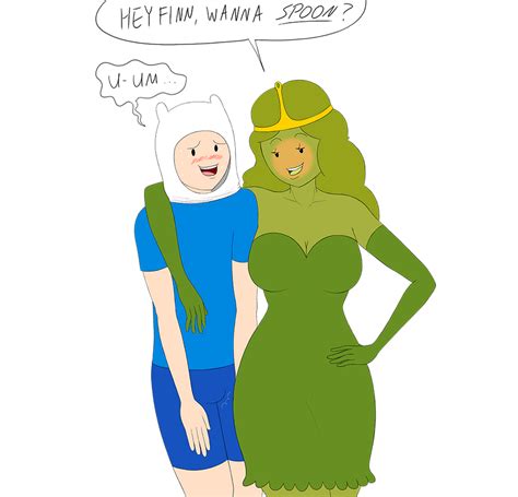 human slime princess and finn by ekusikha on deviantart