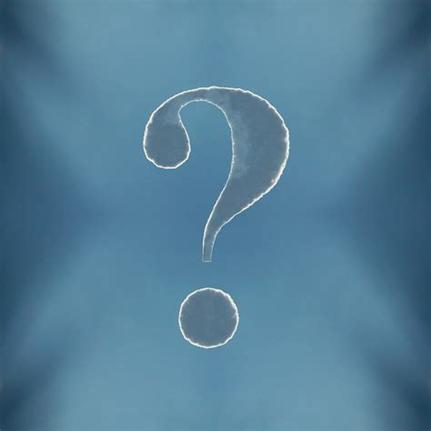 Cloud Question Mark Free Stock Photo Public Domain Pictures