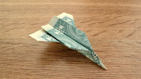 My Money Plane Cool Dollar Origami Tutorial Diy By Nprokuda Youtube