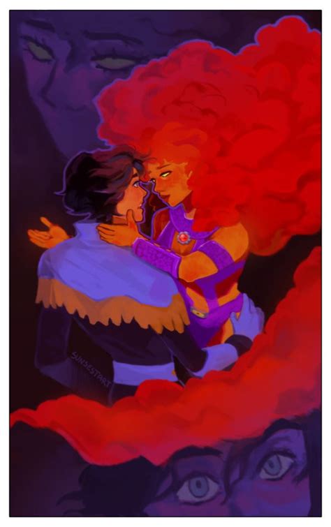 Titans Polycule On Tumblr Dc Couples Nightwing And Starfire