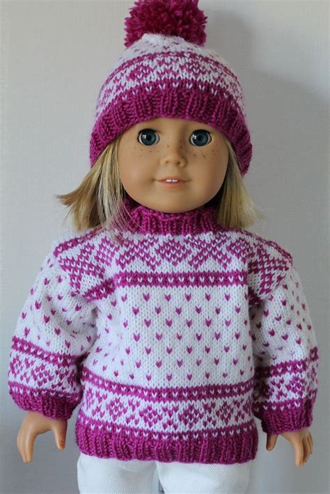 Ravelry Wildhorses Ski Sweater With Hat American Girl Doll Clothes