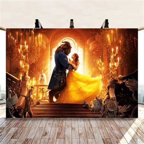 Photography Backdrops Beauty And The Beast Theme Party Decoration