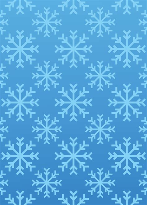 Seamless Snow Pattern On A Blue Background For A Christmas Or Winter